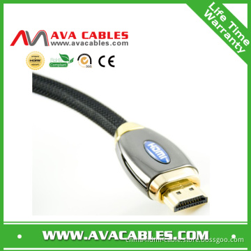 High End HDMI Cable Metal Shell with Nylon Braid